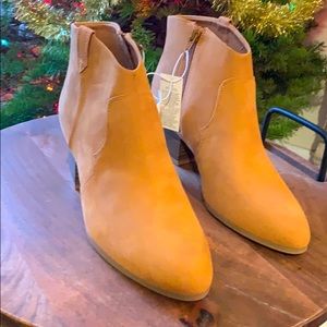 Brand new Water & Stain repellant tan booties.